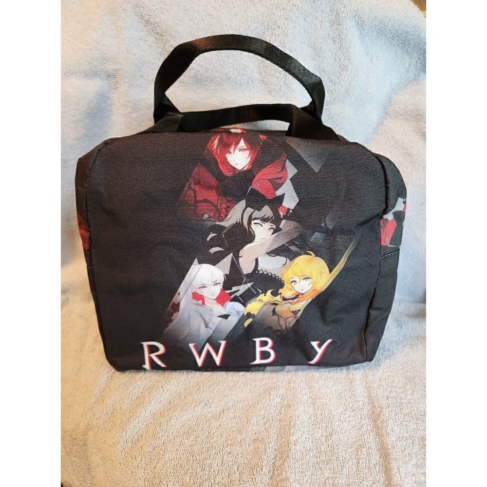 RWBY Anime Black Insulated Novelty Lunch Bag Tote Graphic Lunch Bag